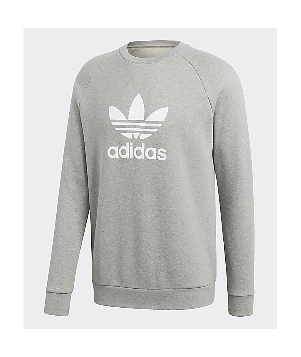 adidas grey crew neck