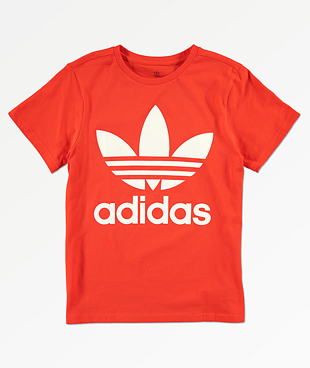 camisetas adidas niño naranja