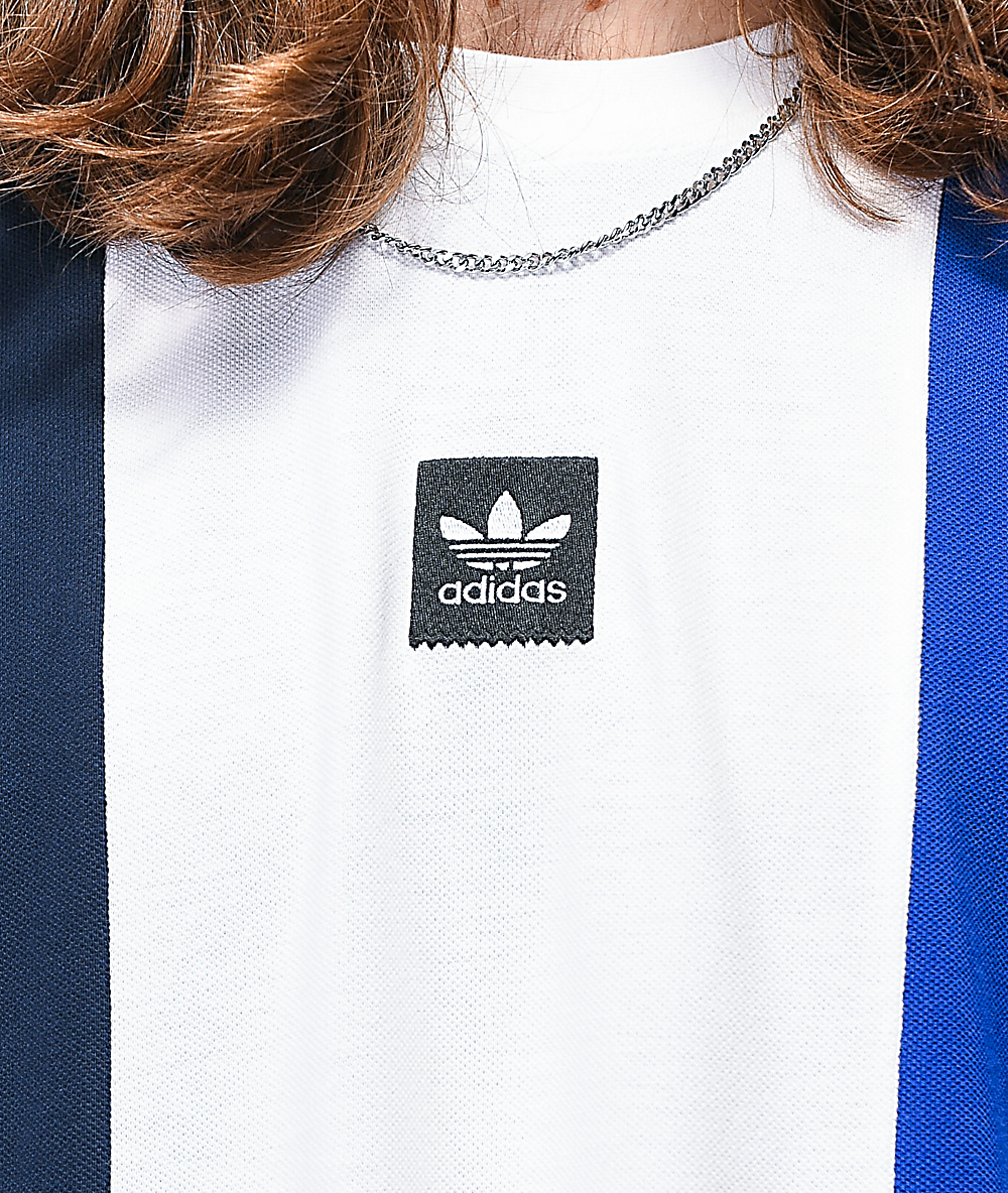 royal blue adidas t shirt