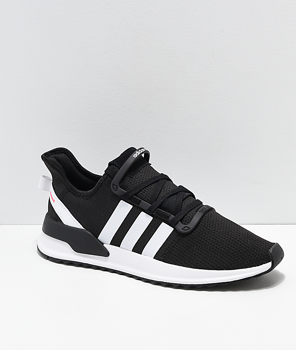 adidas pro model white black