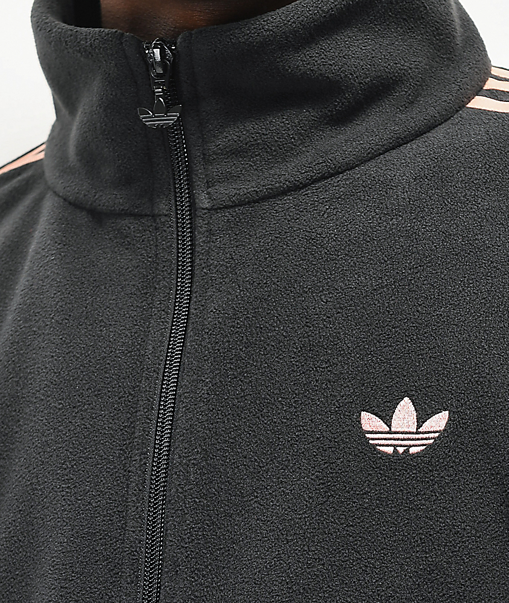 black and pink adidas jacket