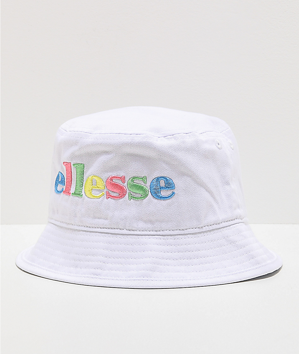 white ellesse bucket hat