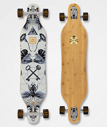 Arbor Axis Bamboo Collection 40" Drop Through Longboard Complete