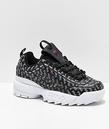 tenis fila disruptor negro