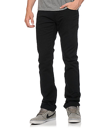 Free World Messenger 5 Pocket Twill Black Pants (Past Season)