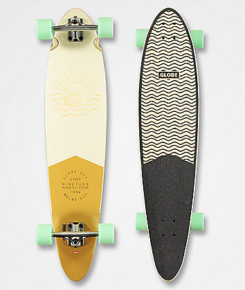Globe Pinner Classic Off White 40" Longboard Complete