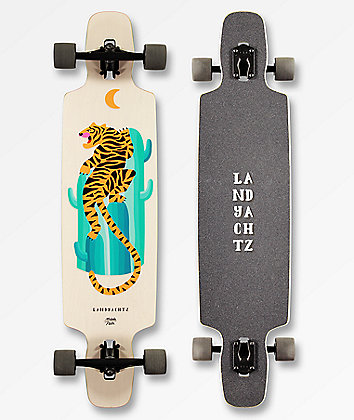 Landyachtz Drop Carve Desert Tiger 40" Drop Through Longboard Complete