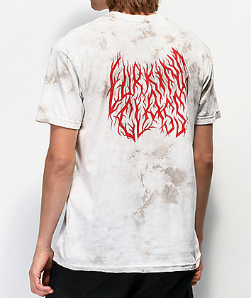 Lurking Class by Sketchy Tank Branch Logo White Washed Pocket T-Shirt