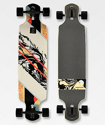 Mercer Exposed 38" Double Drop longboard completo
