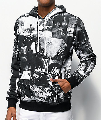 Muhammad Ali x Diamond Supply Co. Ali Montage Black & White Hoodie