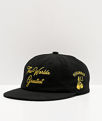 Muhammad Ali x Diamond Supply Co. The Worlds Greatest Black Strapback Hat