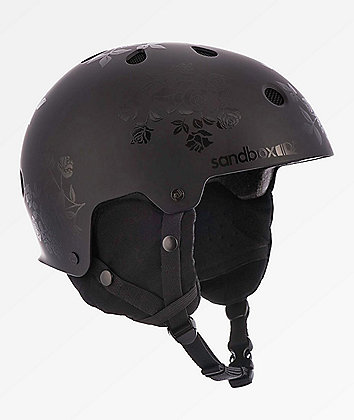 Sandbox Legend Black Floral Snowboard Helmet