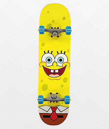 Santa Cruz x SpongeBob SquarePants Face 8.0" Skateboard Complete