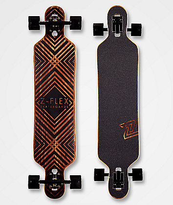Z-Flex Black Diamond 41" Double Drop longboard completo