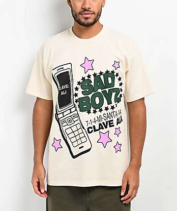 ♡y♡ SAD BOYZ by Junior H X Lost Hills Hearts White Long Sleeve T