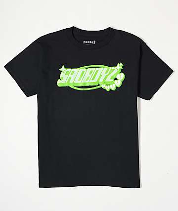 SADBOYZ by Junior H x OTXBOYZ Snowman Black T-Shirt