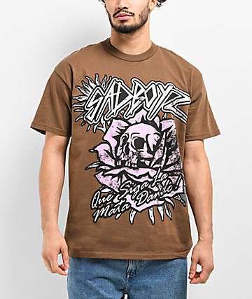 SAD BOYZ by Junior H Belicos Morimos White T-Shirt