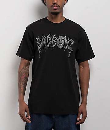 SAD BOYZ by Junior H La Cherry Black T-Shirt