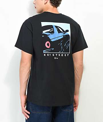 | Zumiez Street Black T-Shirt Driftin\' Key