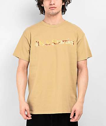 40s & Shorties x Cookies General Logo Tan T-Shirt