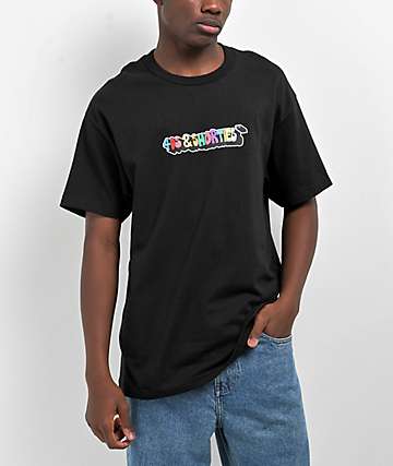 40s & Shorties General Black & Pink T-Shirt | Zumiez