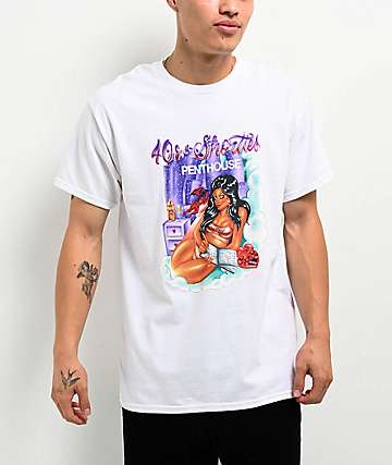 トップス BROCHURE GENERALLY SHIRTS Men Women Oversize T Shirts Vintage Cat Graphics Print
