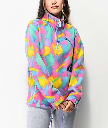 A-Lab Apres chaqueta de polar técnico multicolor con media cremallera