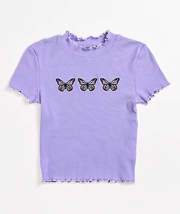 cute purple womens tops