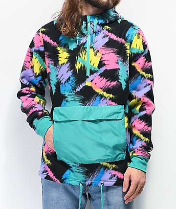 A-Lab Diego sudadera con capucha de polar técnico multicolor