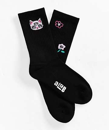 A-Lab Third Eye Black Crew Socks - 