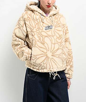 A-Lab Kendallie Flower Checkered Pink & Blue Hoodie | Zumiez
