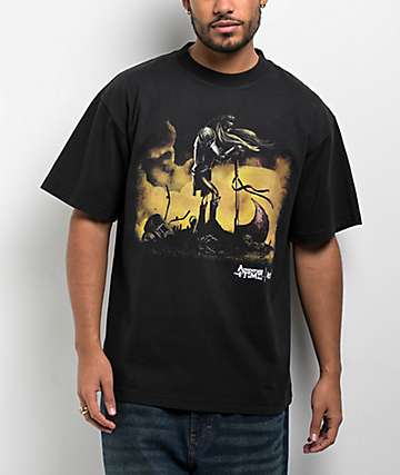 Adventure Time x Welcome Billy Black T-Shirt - 