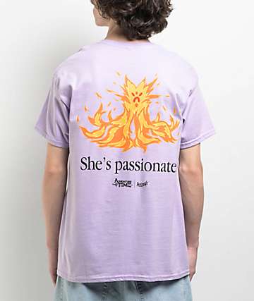 Adventure Time x Welcome Flame Princess Purple T-Shirt - 