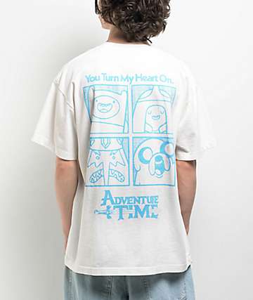 Adventure Time x Welcome Heart On White T-Shirt - 