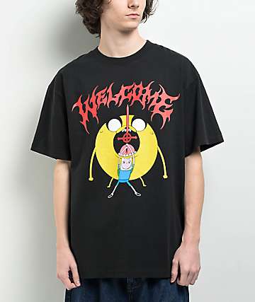 Adventure Time x Welcome Reality Black T-Shirt - 