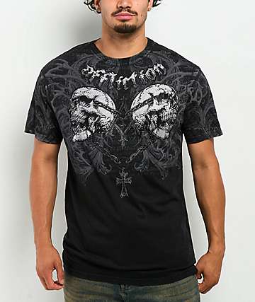 Affliction Eleven Light Blue T-Shirt