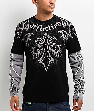 Affliction x Rogue Darkness Black T-Shirt