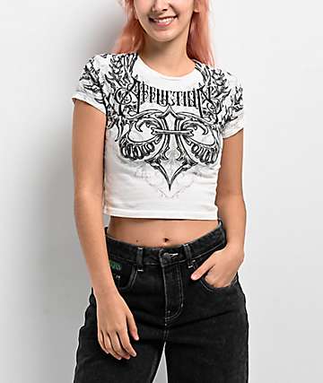 Affliction x Haunted Mound Harold Black Wash Zip Hoodie