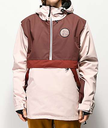 Airblaster Trenchover Mahogany Blush 10K Snowboard Jacket