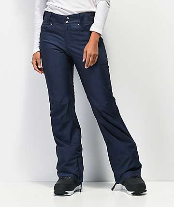 Aperture Crystaline 10K pantalones de snowboard azul marino