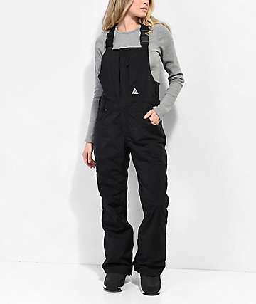 Aperture Stellas Run Black 10K Bib Snowboard Pants - 