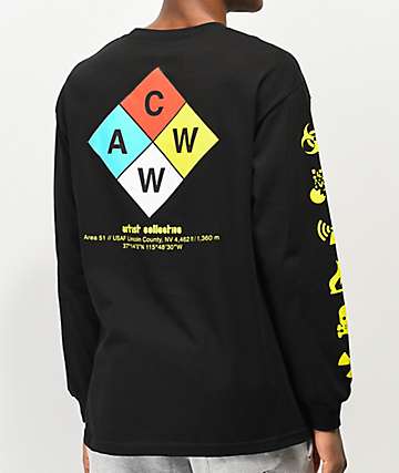 Artist Collective ACWW Hazard 51 camiseta negra de manga larga
