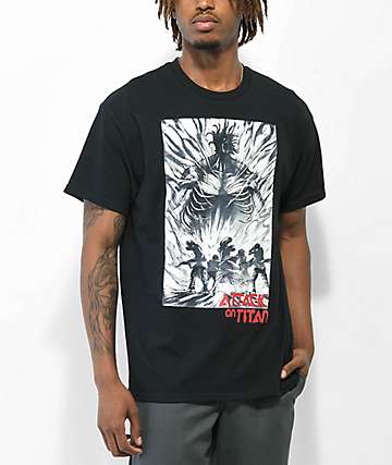 Attack on shop titan t shirts