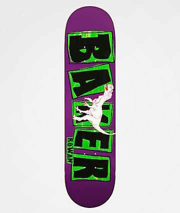 Baker Rowan Name Flash 7.87" Skateboard Deck