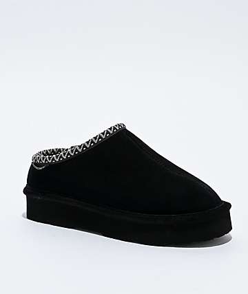 Bearpaw Martis Black Slippers - 