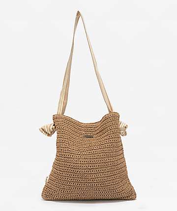 Billabong So Knotty Straw Tote Bag -