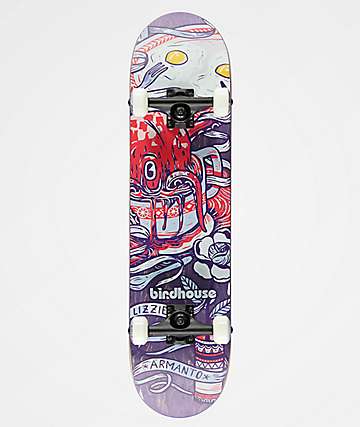 Birdhouse Lizzie Armanto Favorites 7.75" tabla de skate morada