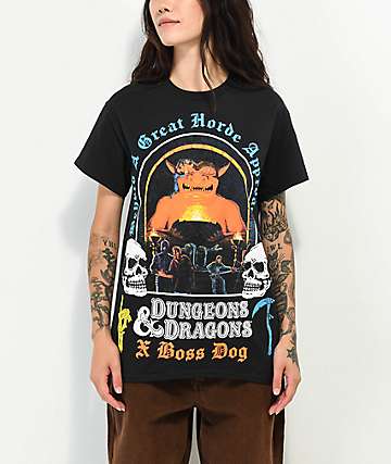 Boss Dog x Dungeons Dragons Expert Rulebook Black T Shirt Zumiez