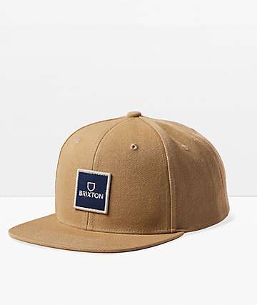 Brixton Home Team Black Snapback Hat