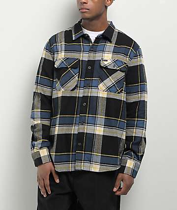 BRIXTON ネルシャツ　noroll towncraft 90s Towncraft Band Waist Shirt Vintage Polo Men's LARGE Plaid